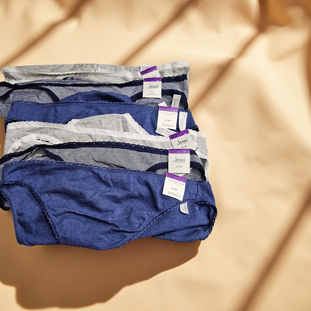 New 6 Pair of Womens XXL panties Jenni and Charter Club